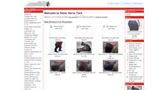 Desktop Screenshot of 4showhorsetack.com
